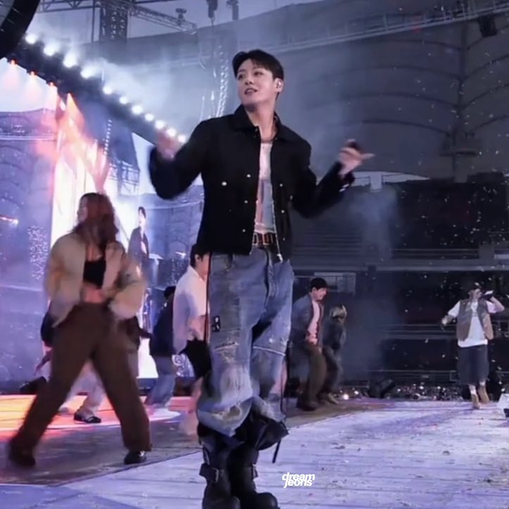 jungkook was wearing balenciaga boots today (as almost always)!