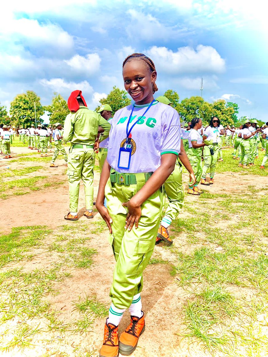 AmarachiIkeorgu's tweet image. Answering The Clarion Call🤙 

Nigeria is our's, Nigeria we Serve. 
#BatchAstream2 #Nysc #Ekiticorper #orientationcorperEkiti