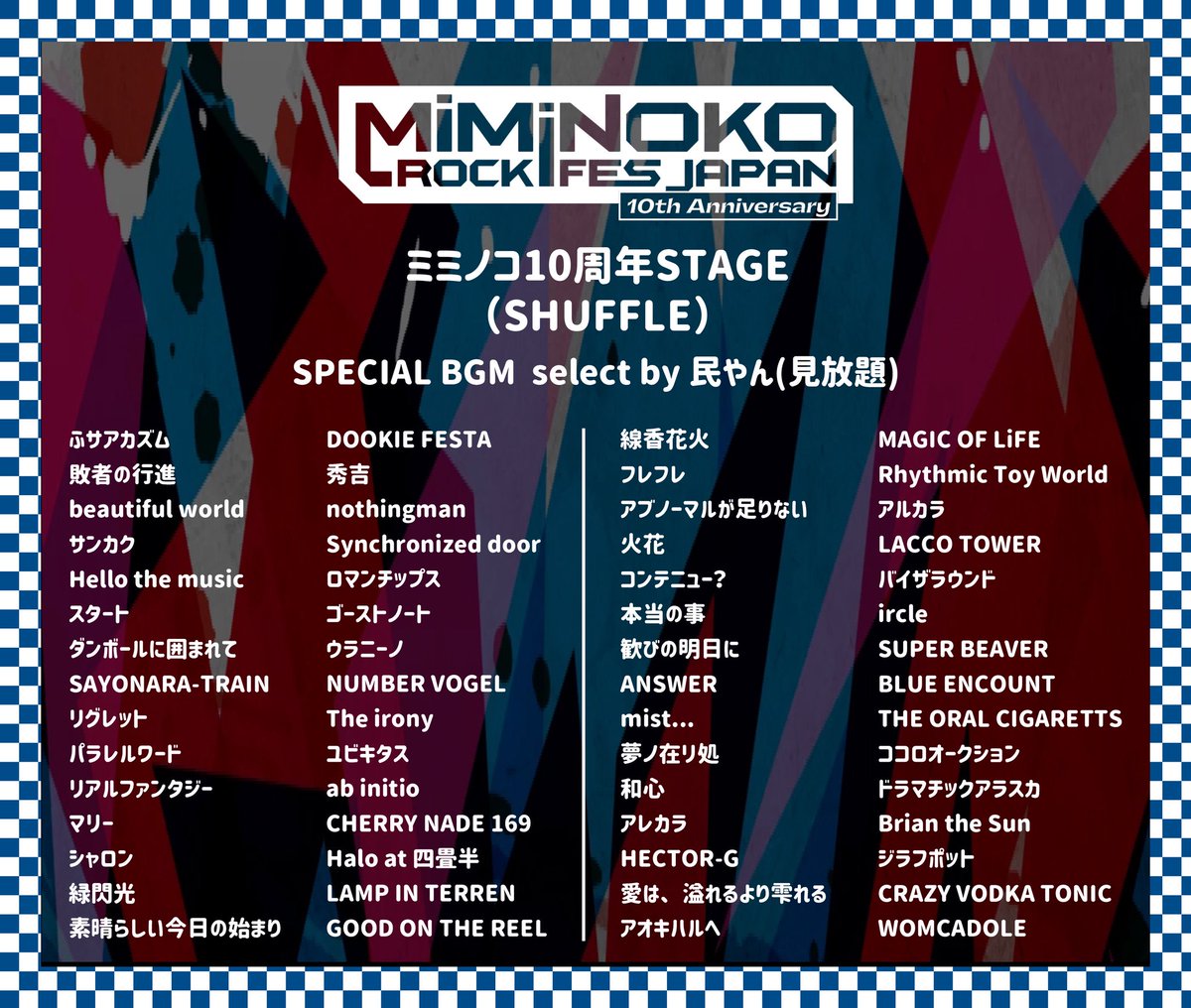 tamiyan1978's tweet photo. 見放題タイテで盛り上がってる中ですが、

明日開催のMiMiNOKOROCK FES
ミミノコ10周年STAGEのBGMを
作ってくれと今日の昼間に言われたので
頑張って作ってみました。

明日、
吉祥寺SHUFFLEはこのBGMが流れます
この会場だけ！

懐かし〜！
エモ〜！ https://t.co/WDuB8Il8eF