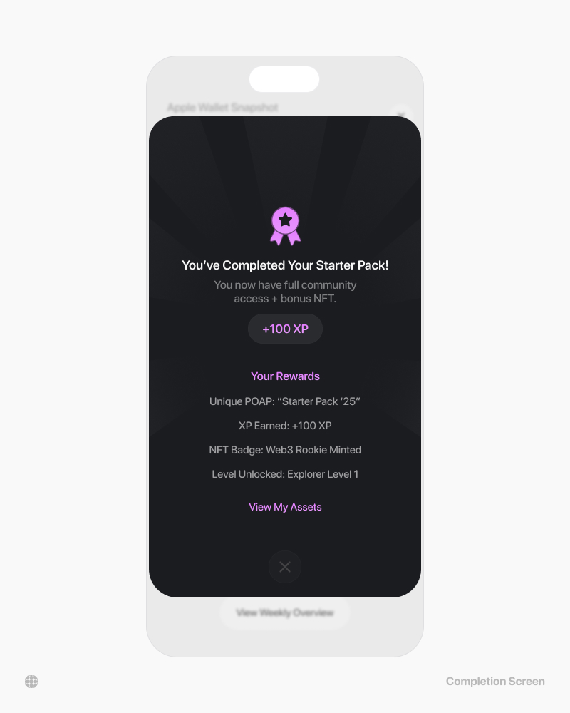 Your first steps into Web3, but make it rewarding ✨