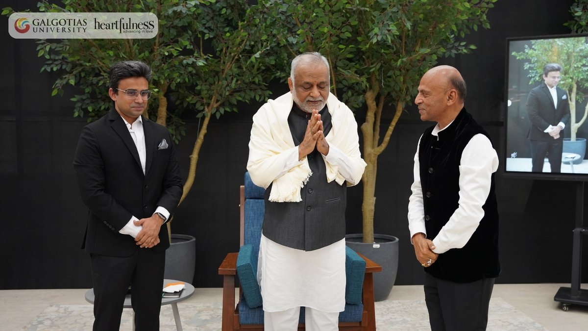 CIKS Inaugurated by Daaji at Galgotias | A Historic Collaboration with Heartfulness

Galgotias University, in collaboration with the Heartfulness Institute, celebrated the inauguration of the Bhartiya Gyan Parampara Kendra (Centre for Indian Knowledge Systems-CIKS) and the