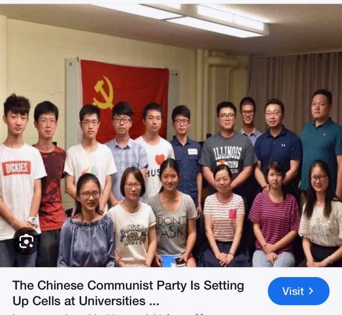 ElephantSignal's tweet image. Certain Chinese students formed a communist group in the U.S., openly promoting communist ideology and pledging allegiance to the Chinese Communist Party. 

Should their visas be revoked, and should they be deported for threatening American values?