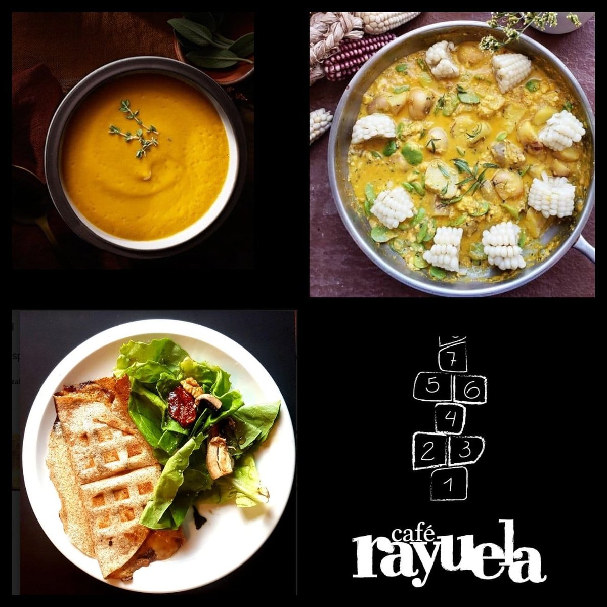 Tanto frío! Más bien que tienes almuerzo deli en el café más lindo.
Hoy te lo preparamos crema de verduras y lo que te encanta: queso humacha.
Ven al café más calientito ☀️