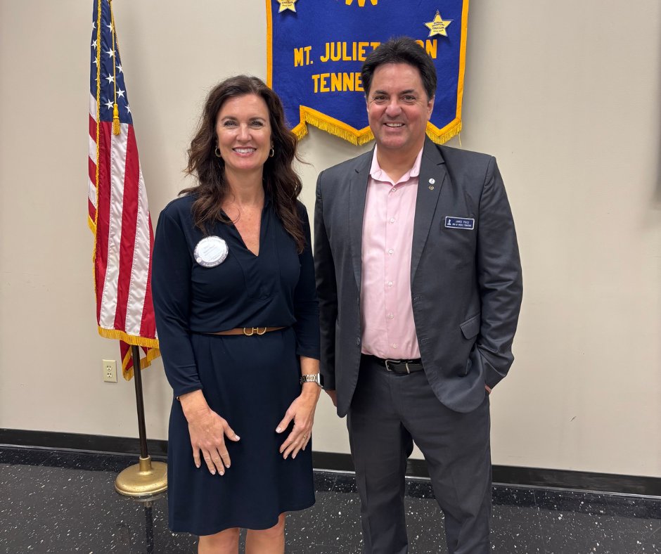 James spoke at the Mt. Juliet Noon Rotary Club today! A great afternoon discussing trust, transparency, and community. Thanks for having us! #Rotary #MtJuliet #BBB