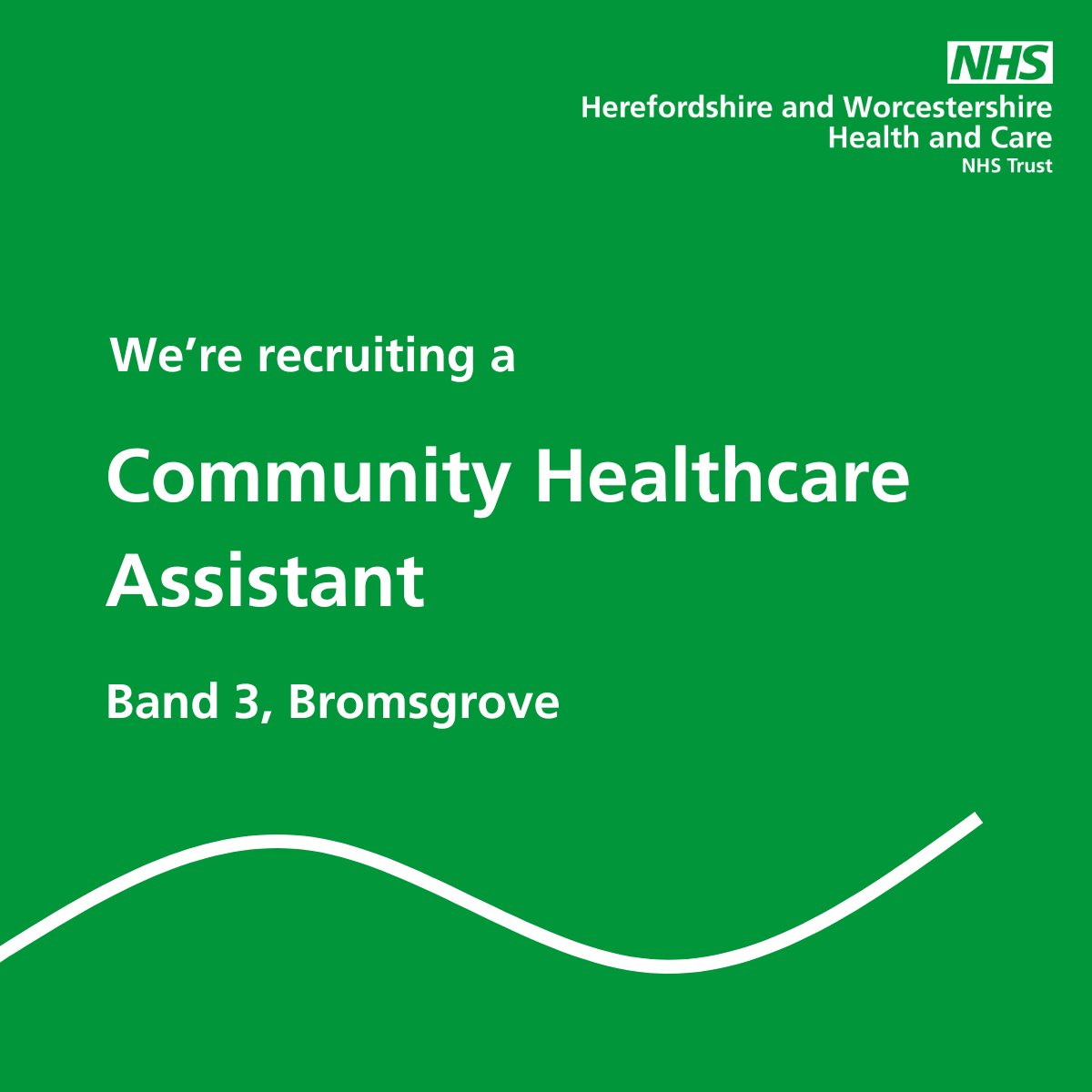🆕 The Bromsgrove Neighbourhood team are now recruiting a Community Healthcare Assistant to join their team. Be part of a team making a real difference in our communities. 

Apply today ➡️  jobs.nhs.uk/candidate/joba…