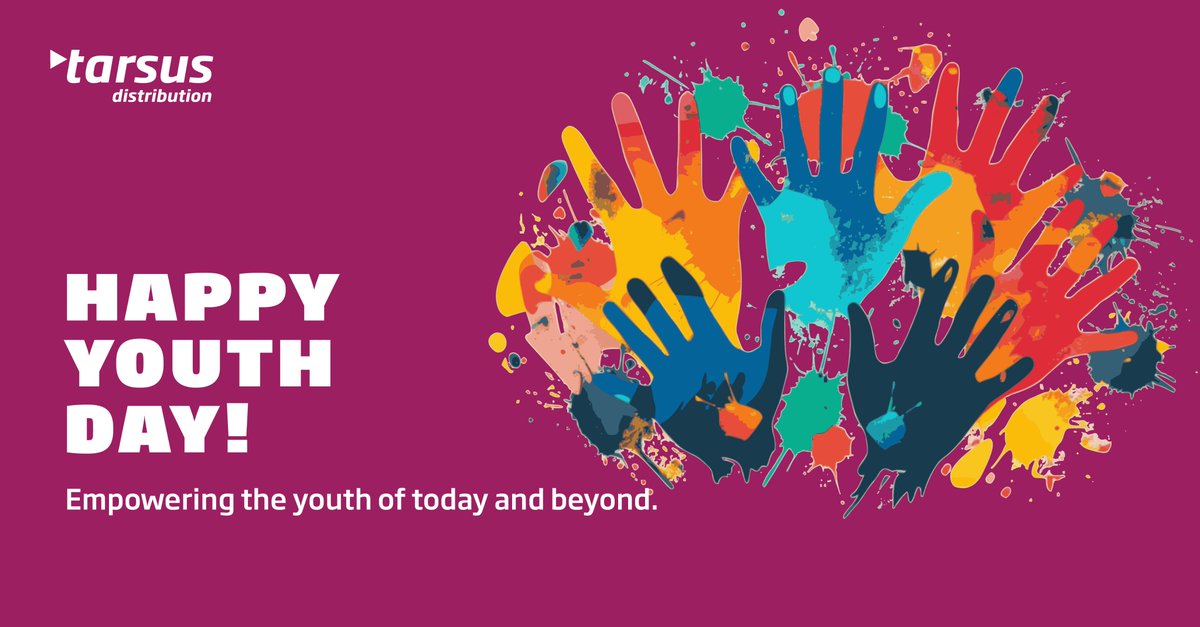 To the generation making waves and mastering the latest tech trends - Happy Youth Day! 

Keep that spark alive, keep pushing boundaries, and never stop learning. You're inspiring!

#TarsusDistribution #YouthDay2025 #YouthPower #TechGeneration #FutureIsNow