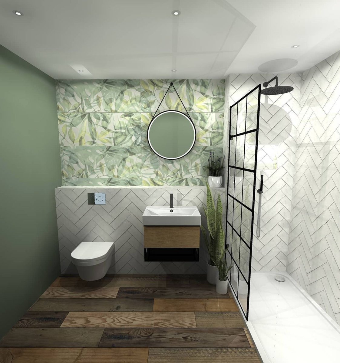 Lastly, we have Serene Colours for Tranquil Retreats🧖🏼‍♂️

This trend aims to transform bathrooms into tranquil retreats. To hop on this trend, colours such as charcoal grey, midnight blue, and forest green should be incorporated, along with nature-inspired wall murals💚🌿