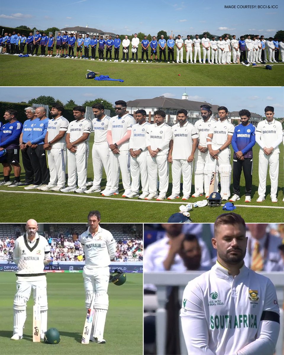 Wearing black armbands to pay homage to the lives lost in Ahmedabad 🙏
