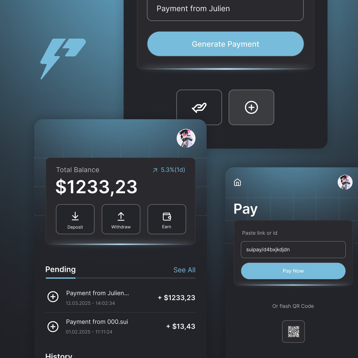 Drift - Fast Payment concept on Sui powered by <a href="/accountdottech/">account.tech</a> 💧 For Sui Overflow 2025