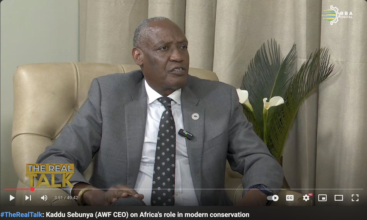 Kaddu Sebunya (@awfceo) on Twitter photo Great to see my interview with the talented <a href="/JackieLumbasi/">Jackie Lumbasi</a> on Rwanda Broadcasting Agency <a href="/rbarwanda/">Rwanda Broadcasting Agency (RBA)</a>'s The Real Talk is finally out. During my recent trip to Rwanda, I had the chance to sit down for a powerful conversation on what it means to reimagine conservation through an Great to see my interview with the talented <a href="/JackieLumbasi/">Jackie Lumbasi</a> on Rwanda Broadcasting Agency <a href="/rbarwanda/">Rwanda Broadcasting Agency (RBA)</a>'s The Real Talk is finally out. During my recent trip to Rwanda, I had the chance to sit down for a powerful conversation on what it means to reimagine conservation through an