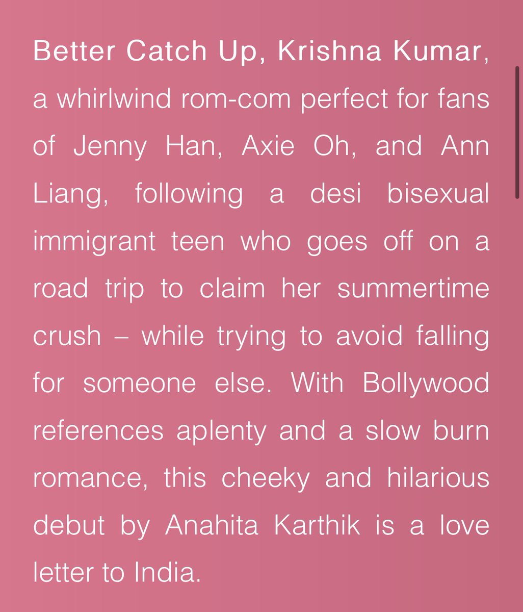 Demri_18's tweet image. I am so honored to help spread the word about @ana_scribe ABSOLUTELY STUNNING cover for her novel, BETTER CATCH UP, KRISHNA KUMAR! Just look at how magnificent it is!!!
The Mumbai skyline??
The bisexual colors??
I am ✨OBSESSED✨ 🩷💜💙
Preorder here: bit.ly/3FEGN4U