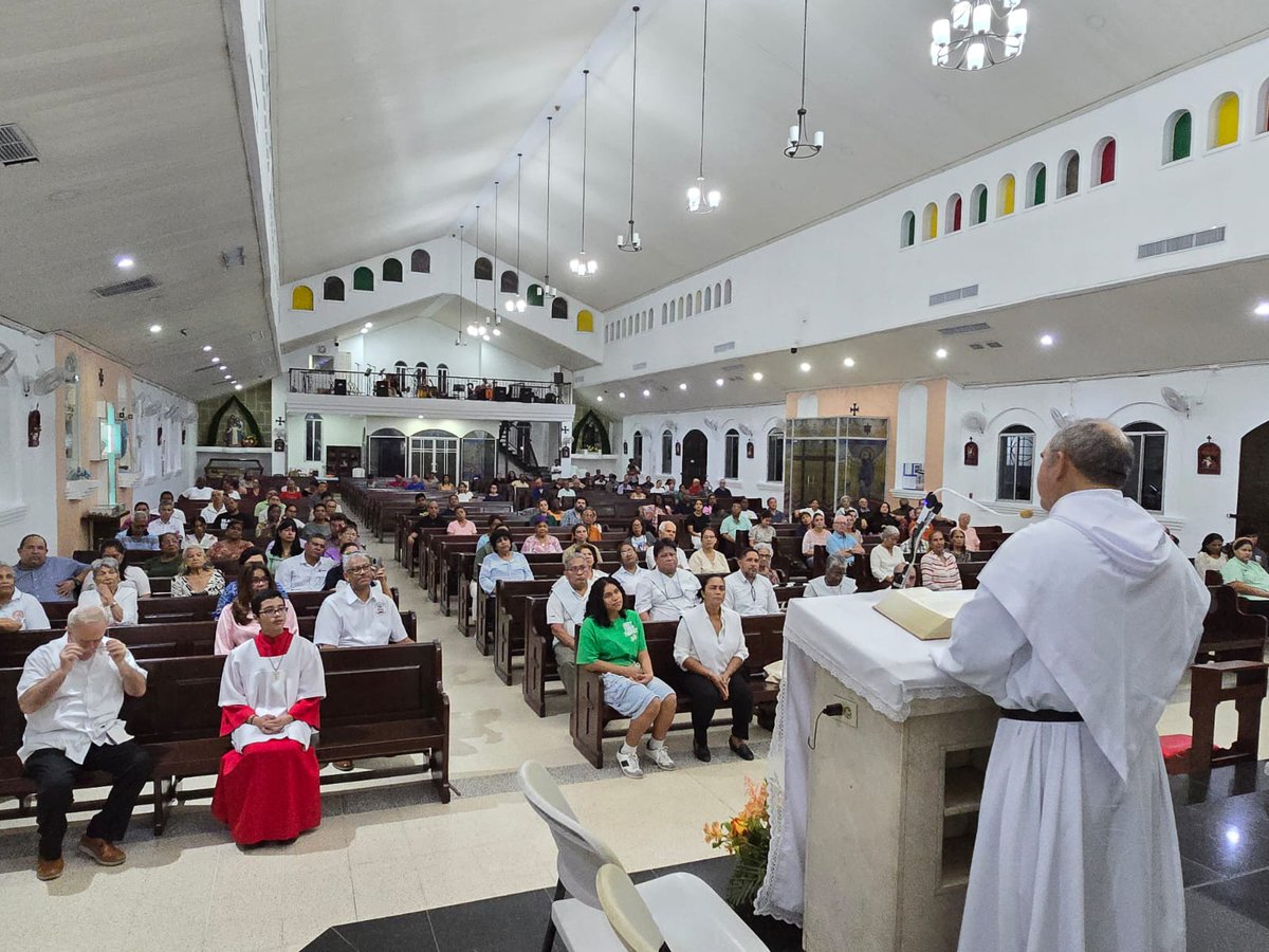 oar_candelaria's tweet photo. Ayer, jueves 12 de junio, se llevó a cabo la visita a la comunidad de Rio Abajo. Durante la jornada el Prior provincial tuvo encuentros con los religiosos de la comunidad y los diversos grupos apostolicos de la Parroquia. https://t.co/5R2pUR1Iq6