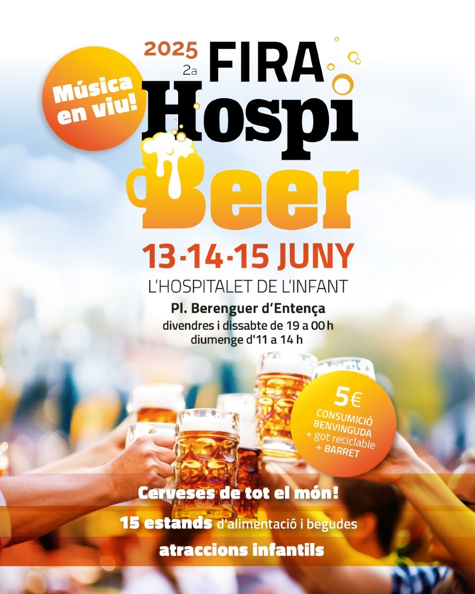 Aquest any <a href="/ASHOFI2016/">ASHOFI</a>  estarà present a la Fira Hospibeer. Vine a gaudir... T'esperem!!!!

 Música en viu amb grups com Ñ80, The Long Players, Enrique Santiago i els djs locals Marcos Espinola, Francesc Blanch i José Luis Llovera.

Atraccions per als més petits 🥰