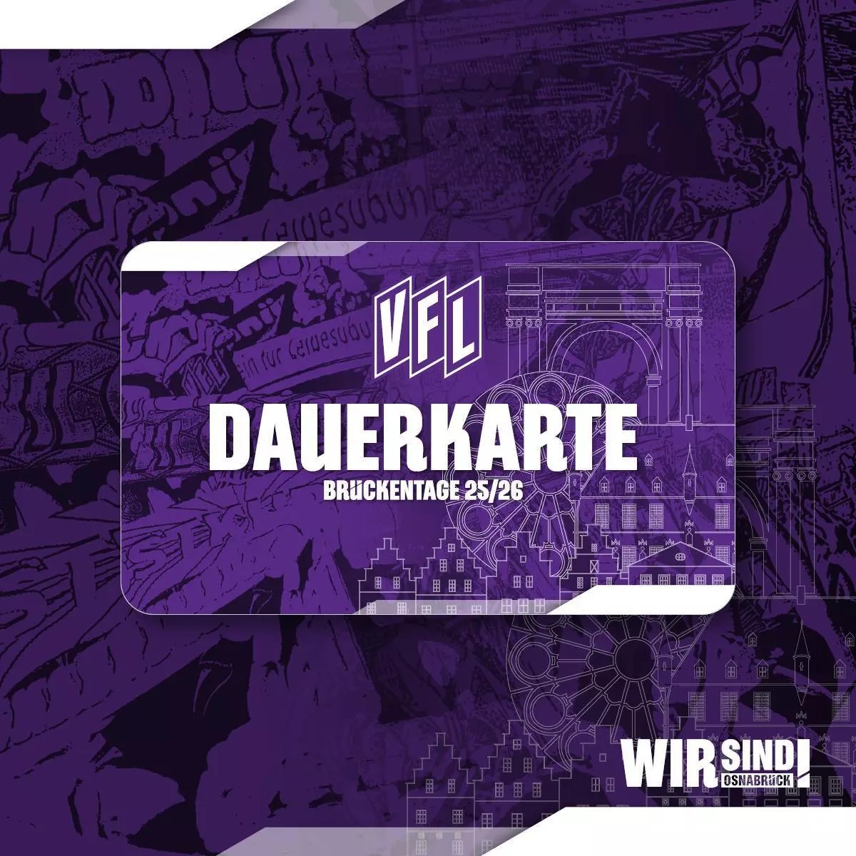 Ab Dienstag, den 17. Juni um 13:00 Uhr startet Phase 1 des Dauerkartenverkaufs für die Saison 2025/26. Dann haben alle bestehenden Dauerkarteninhaber der Saison 2024/25 die Möglichkeit, sich ihren Platz an der Brücke zu sichern.

➡️ vfl.de/start-dk-phase… 

#vfl1899