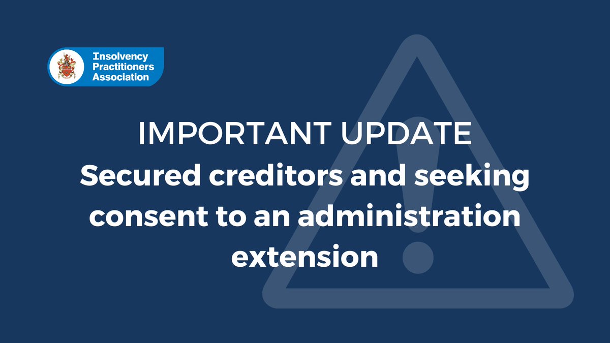 ⚠️ Important update: Secured creditors and seeking consent to an #Administration extension

In 2024 two court cases Re Pindar Scarborough Ltd (in administration) 2024 EWHC 908 (Ch), 13 March 2024 and Boughey &amp; Anor v Toogood International Transport and Agricultural Services Ltd