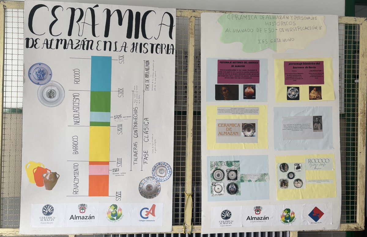 Preparada la exposición itinerante sobre la cerámica,realizada por los alumnos de todos los centros educativos .Del 16 al 20 de junio en nuestro hall. @iesgaya <a href="/CepaElCamino/">CEPA El Camino (Almazán)</a> <a href="/criedealmazan/">CRIE de Almazán, bilingüe</a> <a href="/calasancioalmaz/">Colegio Plurilingüe Calasancio</a> @ayuntamientoAlmazan <a href="/PlantateAlmazan/">PLÁNTATE EN ALMAZÁN</a> <a href="/cfiesoria/">Cfiesoria</a> <a href="/ceramicaalmazan/">Cerámica de Almazán</a>