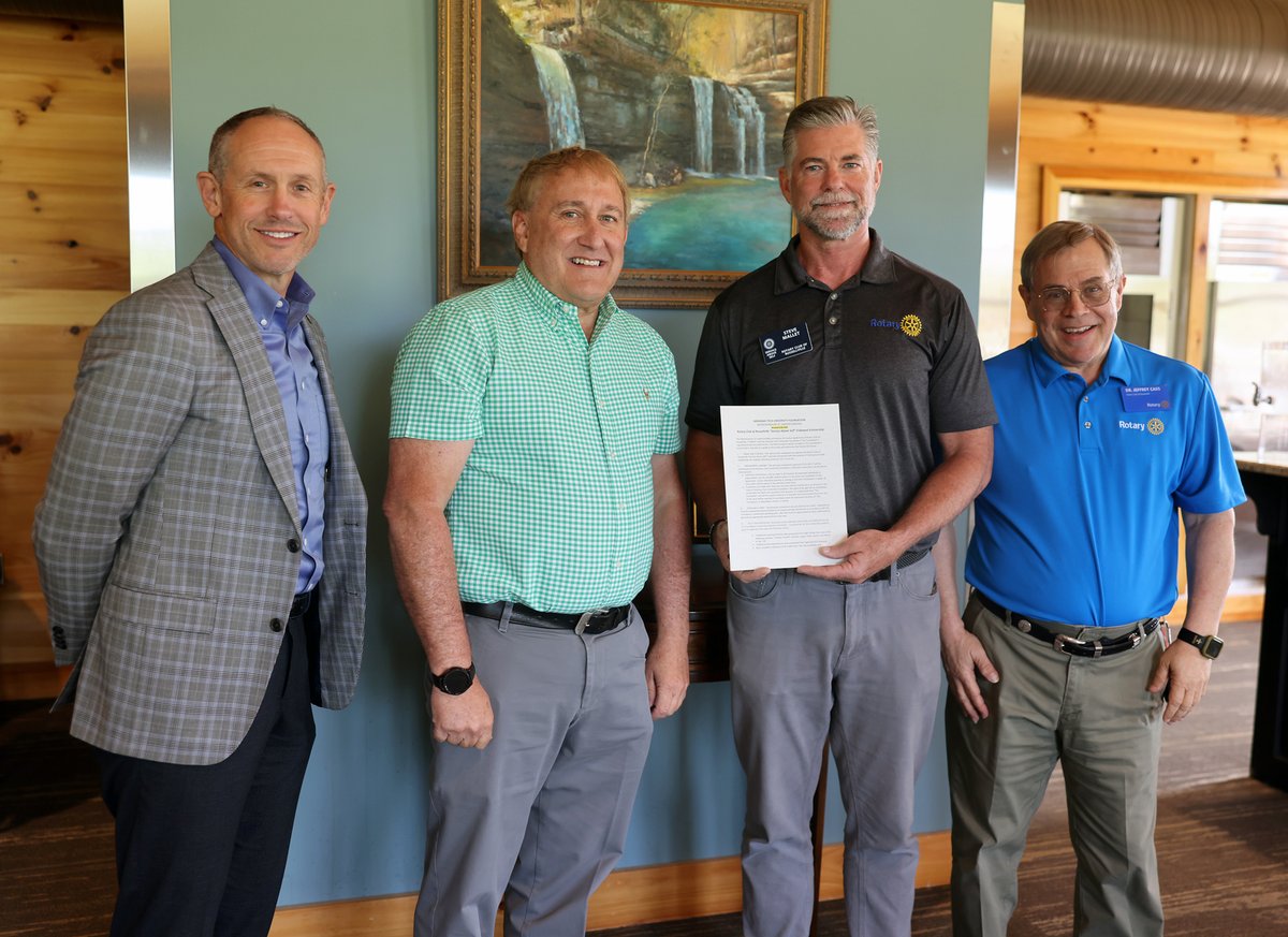 Rotary Club of Russellville has established the Service Above Self Endowed Scholarship through the Arkansas Tech University Foundation.

Learn more: arkansastechnews.com/local-civic-cl…