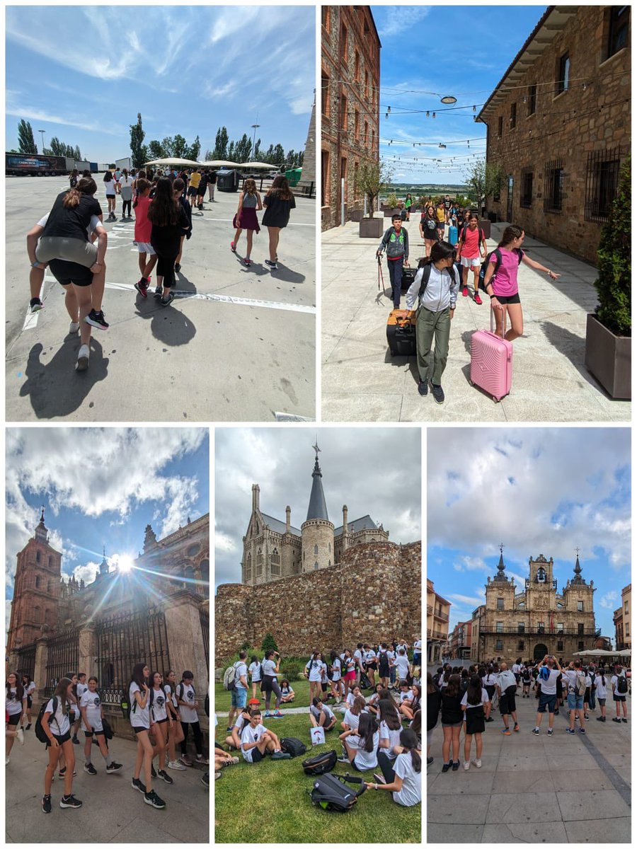 👣 Ayer nuestros alumnos de 1º ESO llegaron a Astorga para comenzar el XVIII #Floricamino, rumbo a Santiago y Finisterre.
Días de compañerismo, esfuerzo y mucho aprendizaje. ¡Buen camino! 🌄🕊️