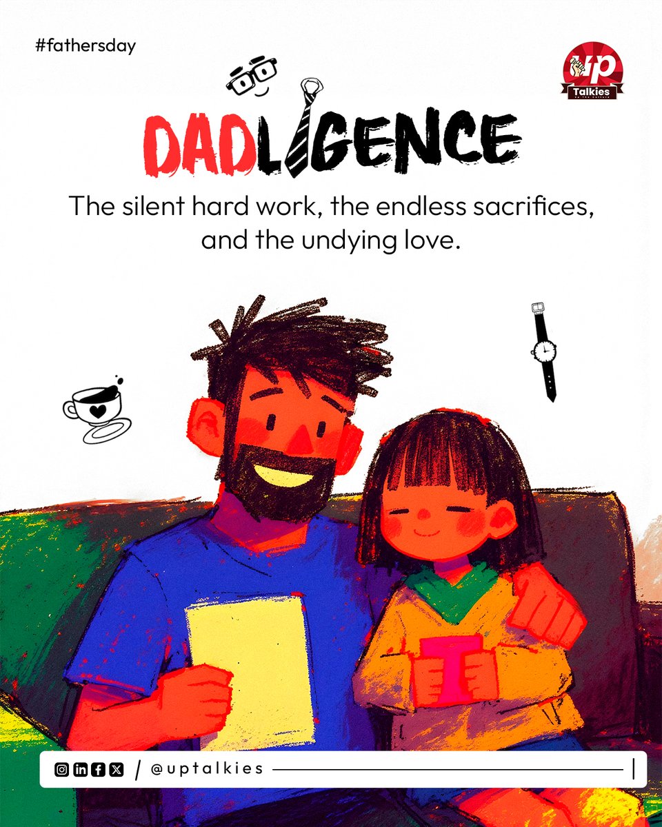 He’s the quiet strength behind every success and the loudest cheerleader in every moment.
Today, we celebrate the unsung heroes called ‘Dad’.

#Trending #FathersDay #FathersDay2025 #Creative #SocialMedia