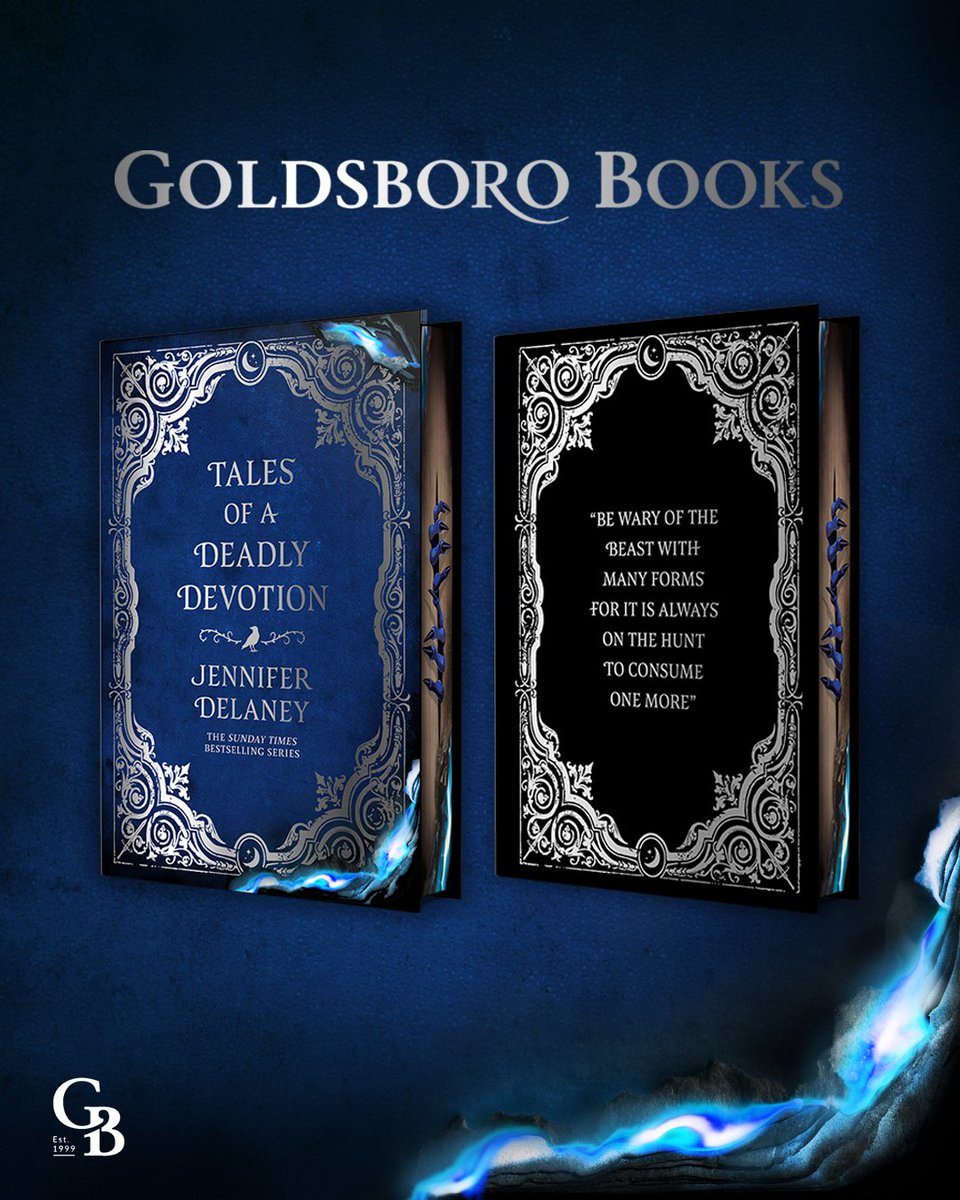 Gollancz (@gollancz) on Twitter photo Behold the RAVISHING <a href="/GoldsboroBooks/">Goldsboro Books</a> edition of Tales of a Deadly Devotion, featuring:
🐦⬛ 1st edition
🐦⬛ signed by <a href="/JenDelaney93/">Jennifer Delaney 🖤⚔</a>
🐦⬛ numbered
🐦⬛ exclusive sprayed edge
🐦⬛ foil design under the cover and on the case
Pre-sale open now: brnw.ch/21wTntA Behold the RAVISHING <a href="/GoldsboroBooks/">Goldsboro Books</a> edition of Tales of a Deadly Devotion, featuring:
🐦⬛ 1st edition
🐦⬛ signed by <a href="/JenDelaney93/">Jennifer Delaney 🖤⚔</a>
🐦⬛ numbered
🐦⬛ exclusive sprayed edge
🐦⬛ foil design under the cover and on the case
Pre-sale open now: brnw.ch/21wTntA