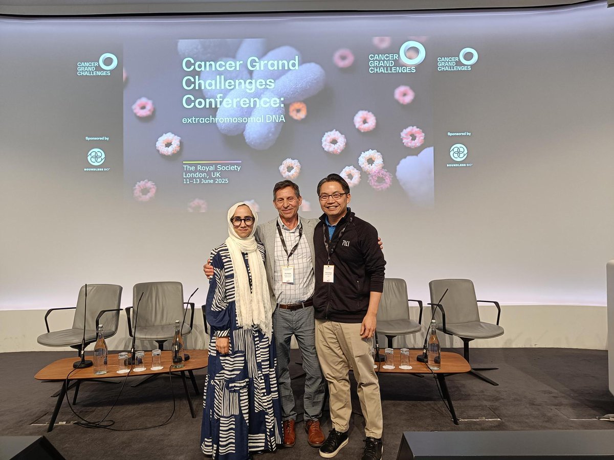 Cancer Grand Challenges (@cancergrand) on Twitter photo A massive thank you to everyone at #CGCecDNA, especially our co-organisers <a href="/mischellab/">Mischel Lab</a>, Mariam Jamal-Hanjani and <a href="/HowardYChang/">Howard Chang</a>, and all of our fantastic speakers!
Together we’ll tackle the challenge of extrachromosomal DNA. A massive thank you to everyone at #CGCecDNA, especially our co-organisers <a href="/mischellab/">Mischel Lab</a>, Mariam Jamal-Hanjani and <a href="/HowardYChang/">Howard Chang</a>, and all of our fantastic speakers!
Together we’ll tackle the challenge of extrachromosomal DNA.