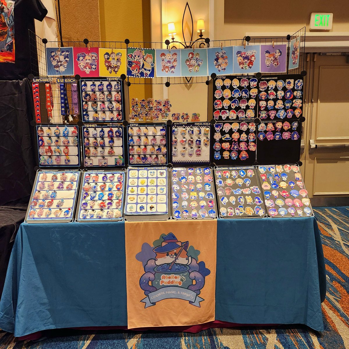 All set up and ready for CEO. I'm far from the Tekken setups and I'm near GGStrive come say hi if you can 🥺