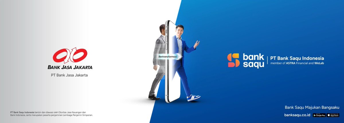 PT Bank Jasa Jakarta is now officially PT Bank Saqu Indonesia and is also celebrating over 2.5 million customers! 🎉 The rebrand emphasizes innovative digital services for solopreneurs in Indonesia.