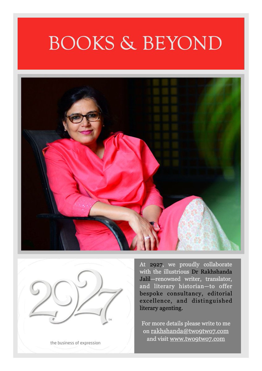 Delighted to launch our new all-service literary agency. Write to us if you have:
* A book or an idea of a book
* A manuscript that requires evaluation or editorial inputs
* A book that needs to be pitched to mainstream publishing houses
<a href="/farahdeenkhan/">Farahdeen</a>  <a href="/rahulkarnani/">Rahul Karnani</a> #litagent