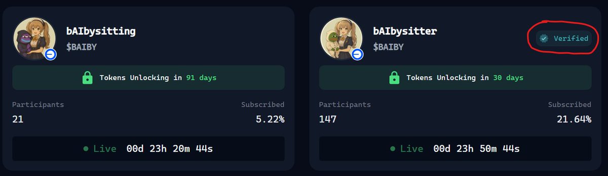 DYOR, make sure  if you pledge for $BAIBY on <a href="/virtuals_io/">Virtuals Protocol</a> that its the right one. not that the same thing happens like it did with $IRIS