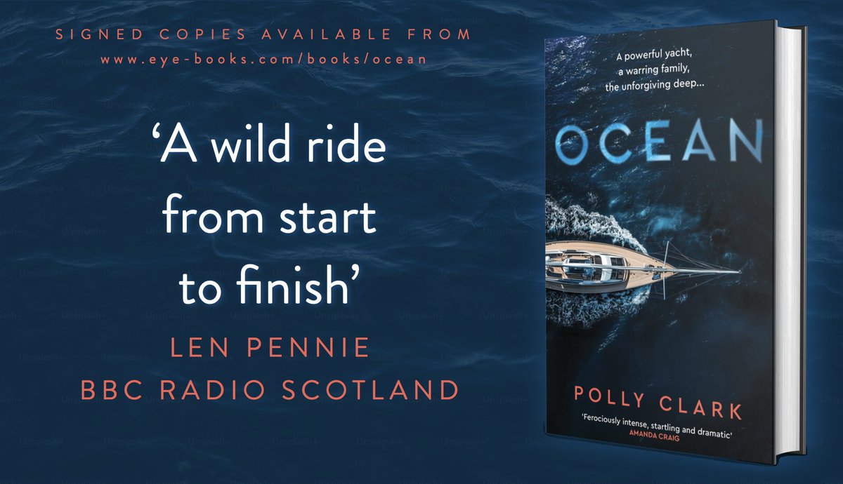 Eye Books (@eyeandlightning) on Twitter photo ICYMI Here’s <a href="/MsPollyClark/">Polly Clark</a> in a hugely entertaining conversation about her new novel Ocean with Len Pennie on yesterday’s The Arts Mix on <a href="/BBCRadioScot/">BBC Radio Scotland</a>
bbc.co.uk/sounds/play/m0… ICYMI Here’s <a href="/MsPollyClark/">Polly Clark</a> in a hugely entertaining conversation about her new novel Ocean with Len Pennie on yesterday’s The Arts Mix on <a href="/BBCRadioScot/">BBC Radio Scotland</a>
bbc.co.uk/sounds/play/m0…