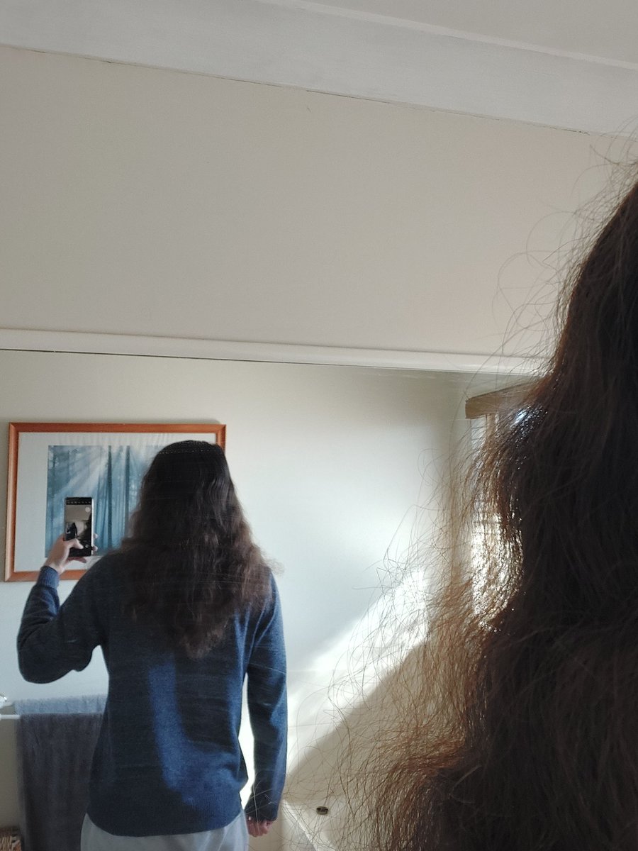 Michael____C's tweet image. I've been growing my hair out since 2020 to donate it, and today, I finally got it cut. All up, I've managed to grow over 2 metres of hair to donate, and I don't regret a single second of the time I spent caring for it. It feels good to give to a good cause.