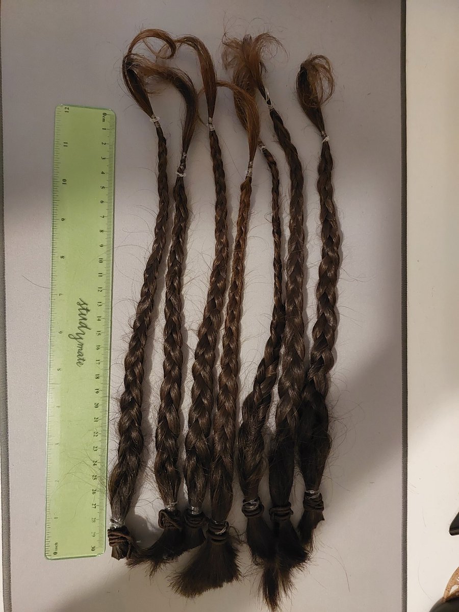 Michael____C's tweet image. I've been growing my hair out since 2020 to donate it, and today, I finally got it cut. All up, I've managed to grow over 2 metres of hair to donate, and I don't regret a single second of the time I spent caring for it. It feels good to give to a good cause.