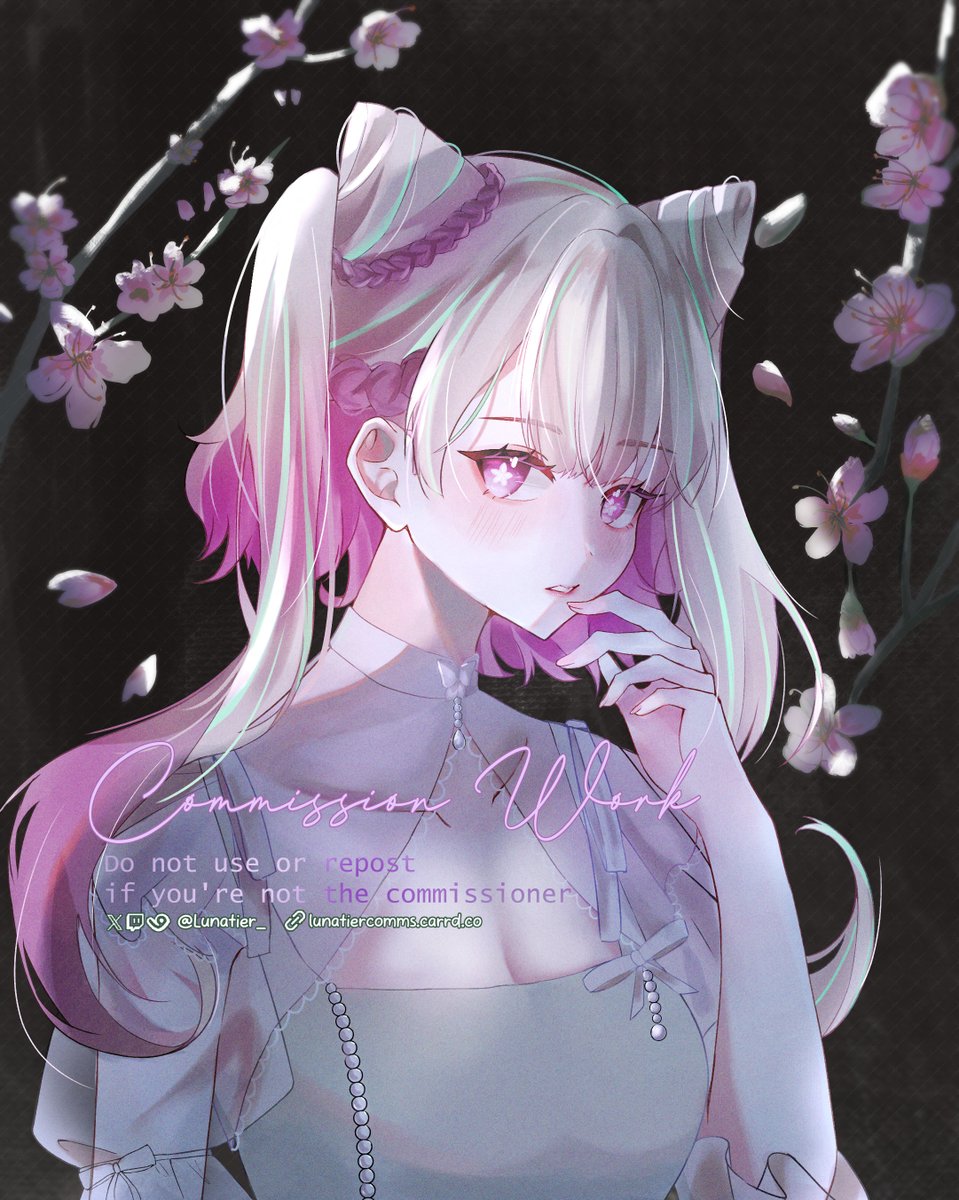 Commission work for @/nyanisme
Thank you very much for commissioning me 💙
♡ + ⟳ are very appreciated  

VGen: vgen.co/lunatier_ 
#VGenComm #lunatiercomms #commission