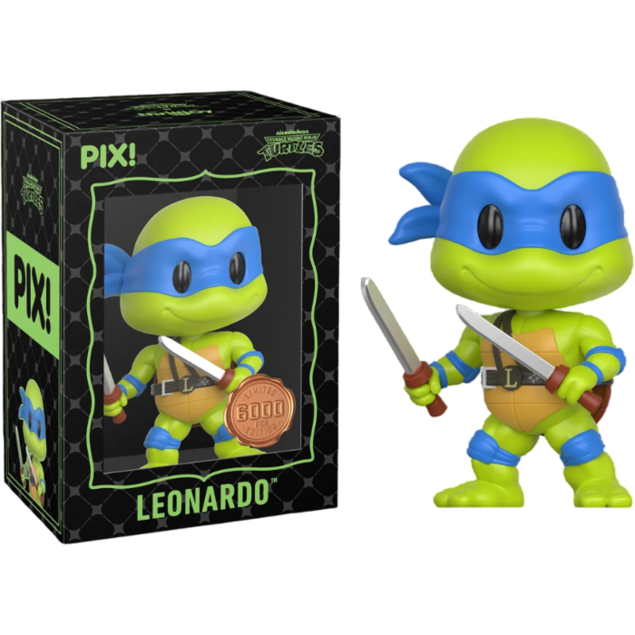 via Popcultcha Teenage Mutant Ninja Turtles - Leonardo Pix! Vinyl