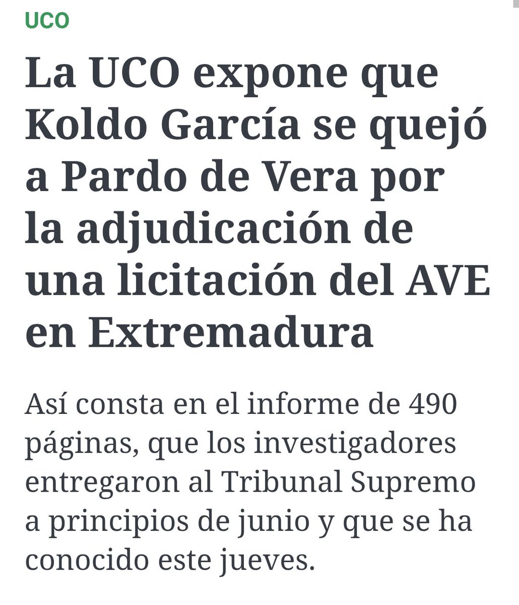 🗣️ cómo íbamos a tener AVE🚄❓
Eran más importantes las mordidas para irse luego de p****  que los Extremeños.
📌 Regionalismo que mire por lo nuestro, por lo de aquí.
O prefieres que sigan robando y yéndose de p**** con tu dinero❓
#JUEX
#JuntosXExtremadura
🟩 ◻️ ◾