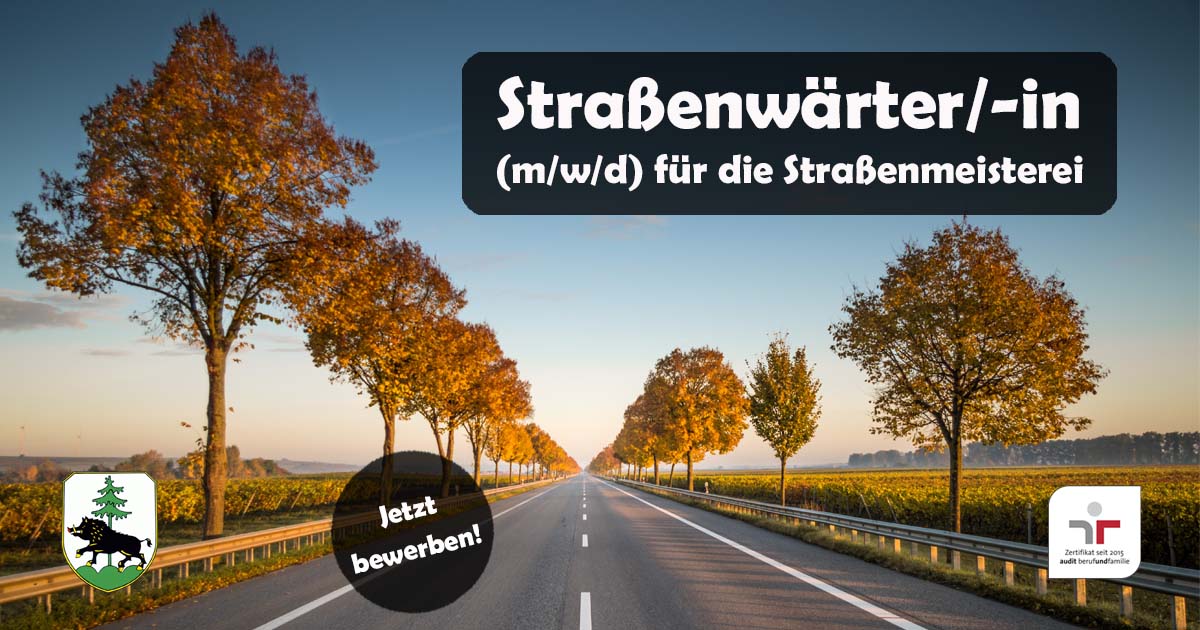 Wir suchen doppelte Unterstützung für unsere Straßenmeisterei. Dort besetzen wir zwei Stellen als Straßenwärter/-in. Alle Infos zum Job und zur Bewerbung gibt es auf unserem Stellenportal unter: mein-check-in.de/lra-ebe/positi…
Wir freuen uns auf Ihre Bewerbung!