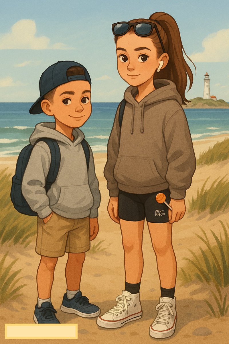 🖐  Suggestions welcomed! So, if you didn't know, I'm writing a children's 📗 book. My two main characters, don't yet have names. I'm 8 chapters and 20,000 words in and not sure what to call them.

I've asked 🧠 Chat GTP to illustrate. I'd love to hear you suggestions for names.