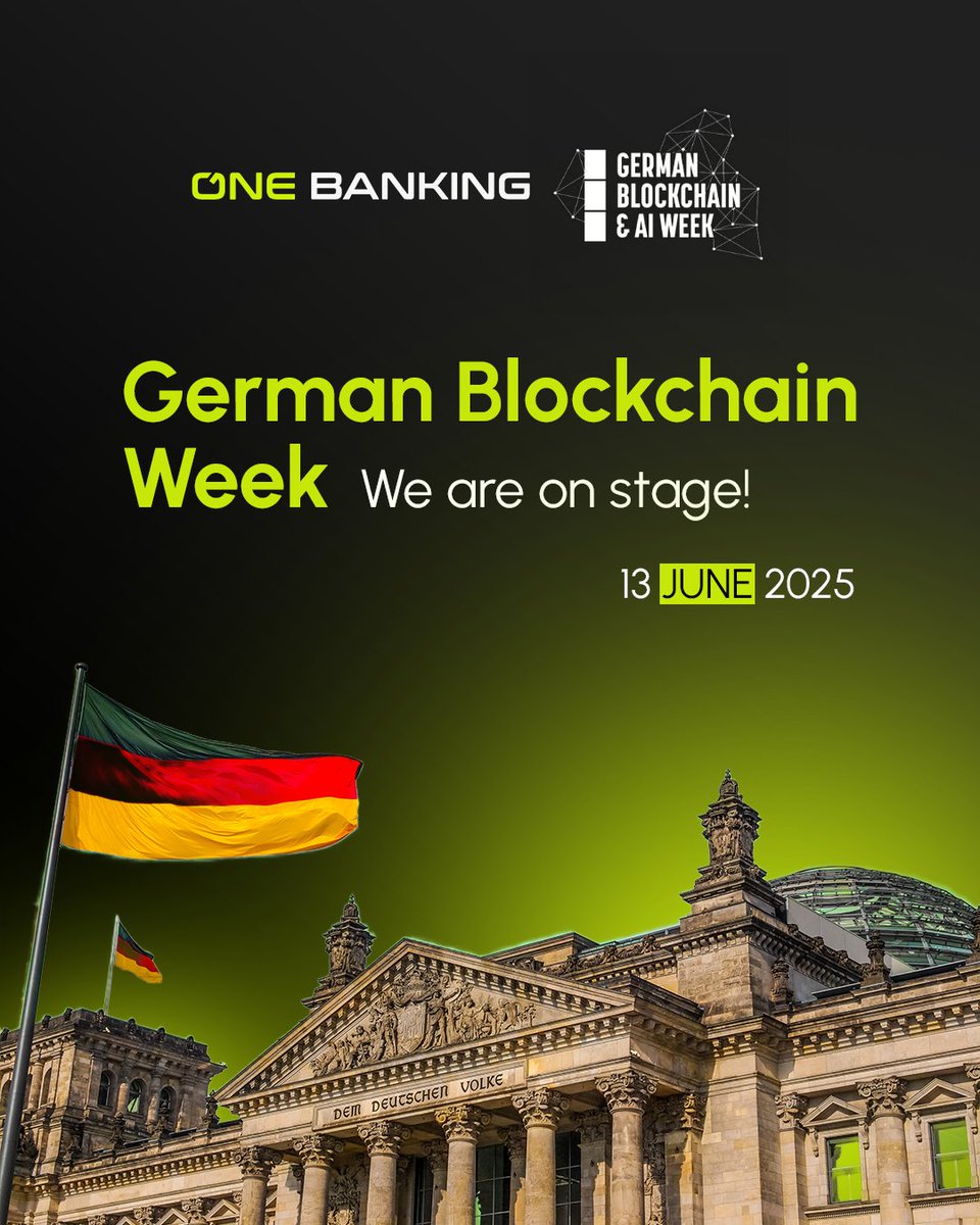 oneBanking is taking the stage at German Blockchain Week for an exciting panel discussion! 

We'll be sharing how our innovative app combines AI-driven financial guidance with effortless crypto trading to help you make smarter money moves. Swipe less, save more!

Stay tuned for