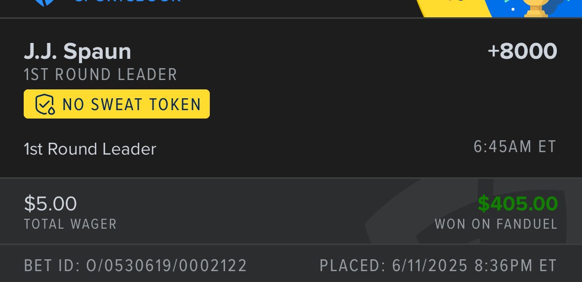 Sometimes you get a gut feeling. Thank you J.J. #USOpen