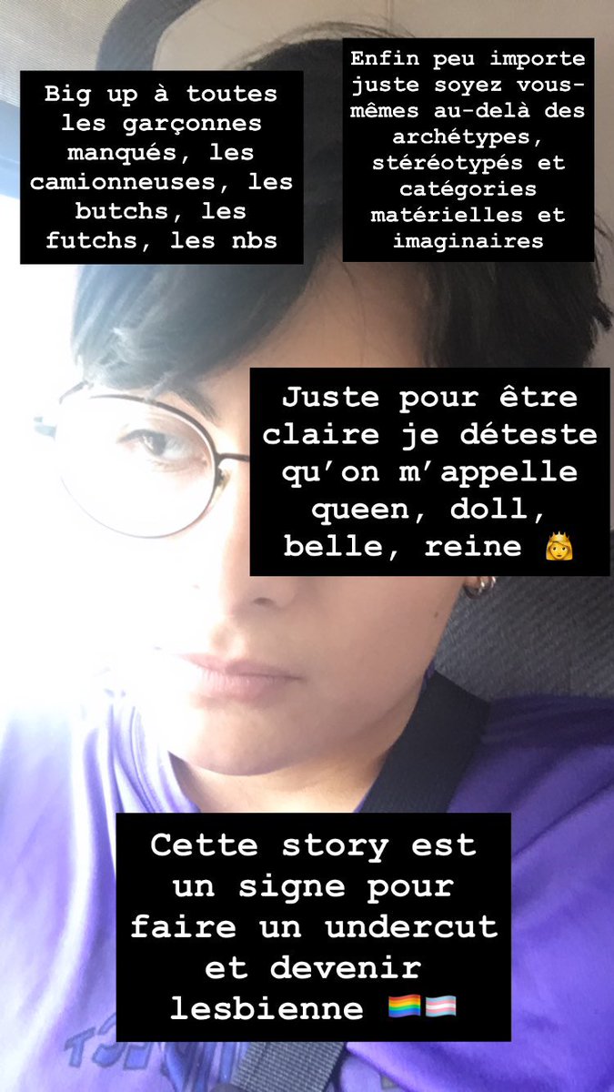 AngieStPepito's tweet photo. Quelques pensées 💭 en tant que butch lesbienne immigrée https://t.co/DX544ONdQ7