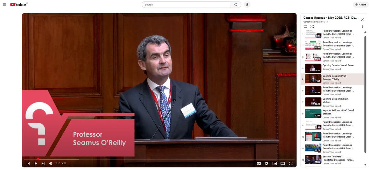 Missed the 2025 #CancerRetreat or had to leave partway through?

You can now catch up on all the hybrid sessions via our YouTube playlist – featuring talks, insights and discussions from across the event.

📺 Watch here: bit.ly/44cubLE

#CancerResearch #ClinicalTrials