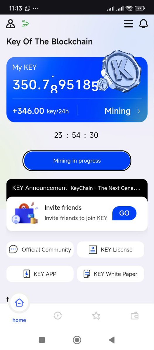 OdoulamiPatrice's tweet image. 🚀 Key Blockchain : Minage LIVE ! 🔑 Minez $KEY (97M supply, 40M à miner) &amp;amp; gagnez du $BTC passif ! 💰 Appli dispo dès aujourd’hui ! Rejoignez via mon lien : key.top/#/pages/index/… #KeyBlockchain #Crypto #Airdrop