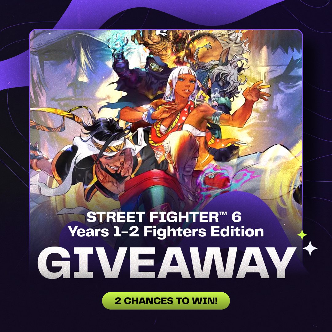 🥊 GIVEAWAY ALERT 🥊
We're giving away two keys for Street Fighter 6: Years 1-2 Fighters Edition! To enter, all you have to do is:
1⃣ Follow us
2⃣ Like the post
3⃣ Retweet
4⃣ Comment your fave fighter! 
#StreetFighter #Streetfighter６ #GIVEAWAY