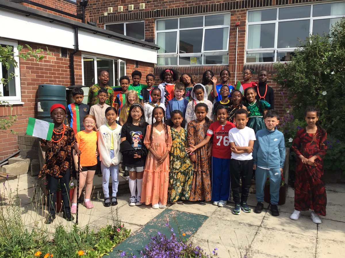 Year 4 dressed to impress on Culture Day.
