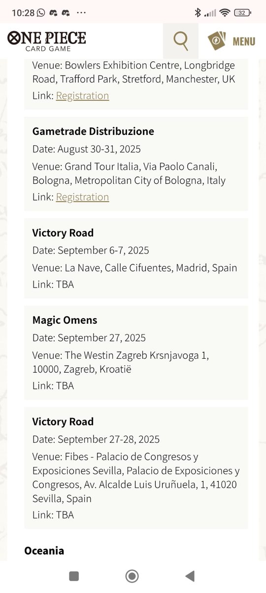 Como se nota cuando se hacen las cosas bien. Dos nuevos Regios de OP para <a href="/VictoryRoadES/">VR España</a> y en el mismo mes! El próximo para el norte? Bilbao sería buena opción, ahí lo dejo 😜