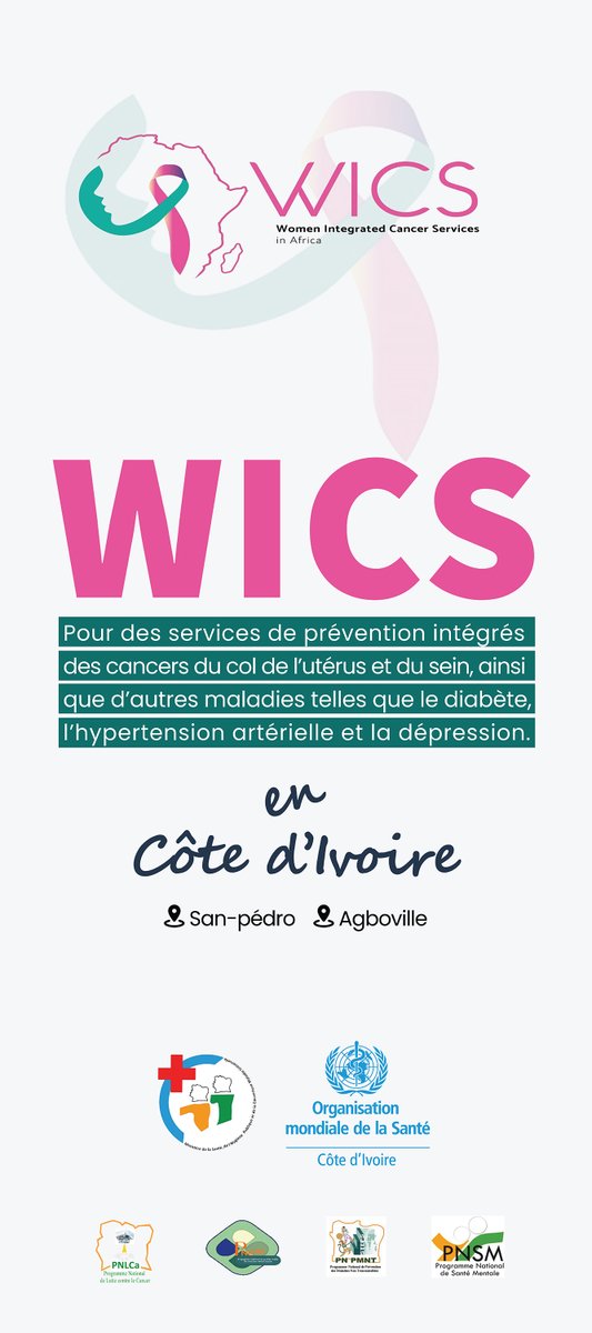 Le Projet #WICS est dans sa phase opérationnelle en 🇨🇮. Les femmes sont dépistées des cancers du col de l'utérus &amp; du sein, de l'hypertension artérielle, du diabète &amp; de la dépression.
Autorités administratives &amp; sanitaires, prestataires &amp; bénéficiaires sont satisfaits.
Ce projet