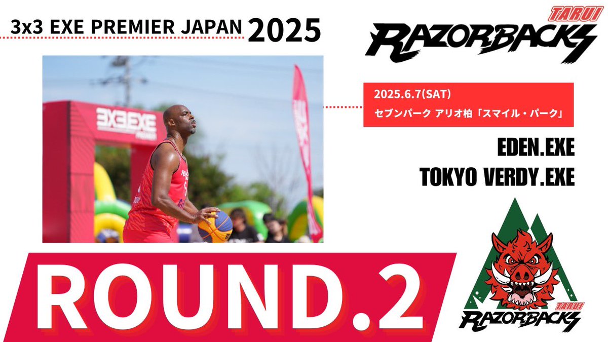 taruirazorbacks's tweet photo. 🎥YouTube公開🐗💨💨💨
【ROUND.2】勝ったからいいのか？ 忘れていけない感謝の心。
https://t.co/mZEKg7griG 

#tarui #垂井　#垂井町　#taruivibes
#垂井祭 #3x3 #3x3exe #3x3basketball #razorbacks #taruirazorbacks #バスケットボール #バスケ #垂井レイザーバックス https://t.co/UgfplICNSe