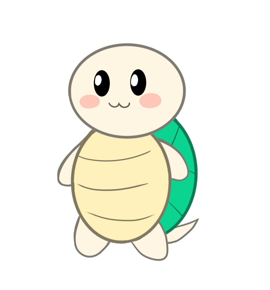 実はこんな感じのカメちゃんのアクリルキーホルダーとか作ってみたいと