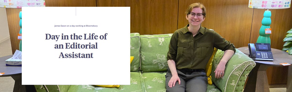 Today on the Academic blog we are brought to our New York office where James Eason, Editorial Assistant for Music &amp; Sound Studies books, takes us through a day in their life working at Bloomsbury. bit.ly/43XSBY9