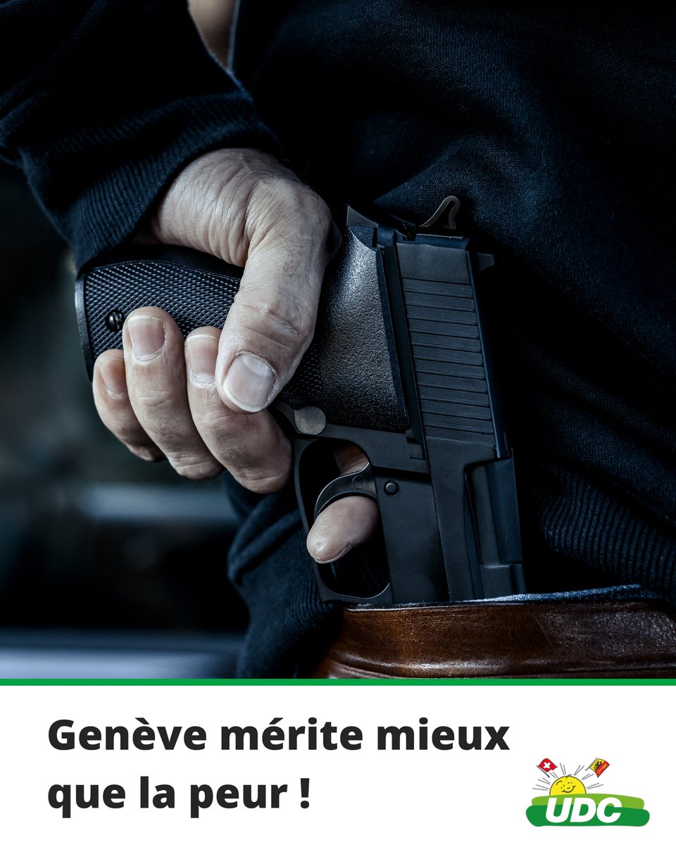Récemment à Plainpalais, une altercation entre livreurs a tourné à l’agression avec une arme. 
Une violence de plus dans une ville qui bascule.

Il est temps d’agir : exigeons plus de fermeté, plus de sécurité.

#UDCGe #Sécurité #ToléranceZéro 

udc-ge.ch/communique-de-…